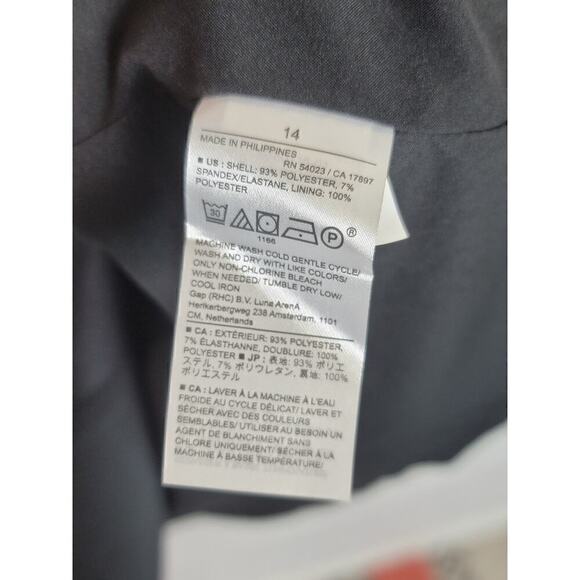 BANANA REPUBLIC SLEEVELESS BLACK BASIC WORK KNIT MIDI DRESS, SZ 14 - Picture 5 of 12